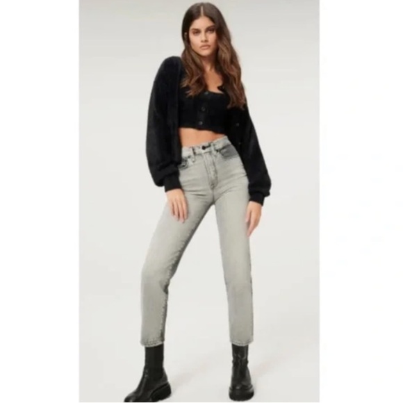 Good American Denim - Good American Vintage Two Tone Jean black and gray classic jeans 0/25​​